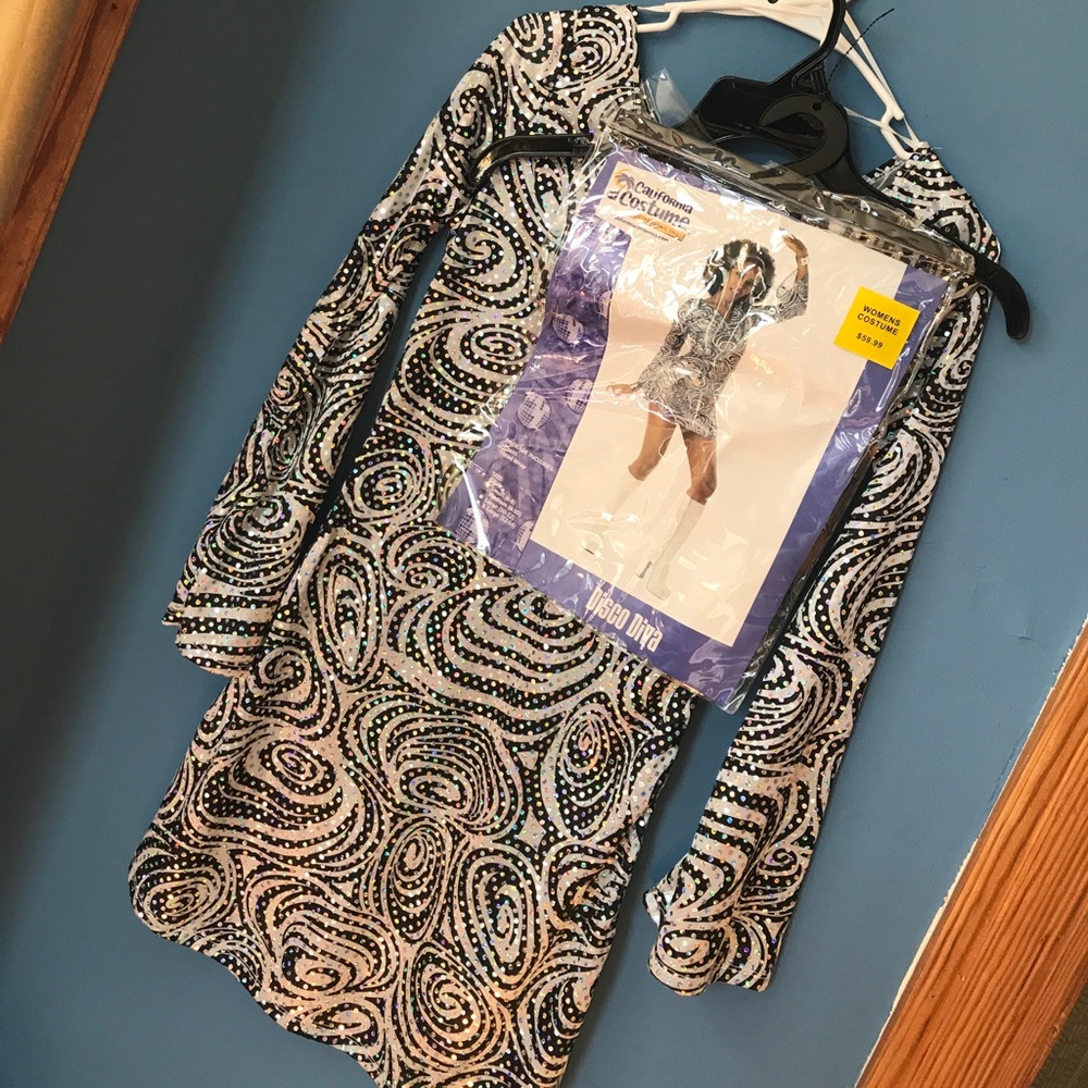 Halloween Costume Disco Diva Medium Women